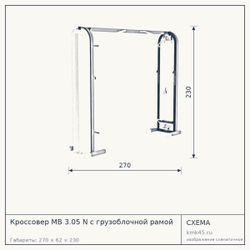 Кроссовер MB 3.05 N с грузоблочной рамой — от 131 000 ₽