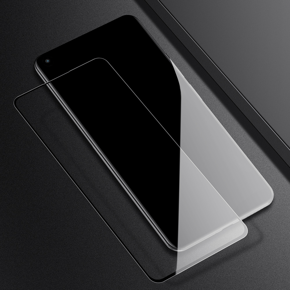 Стекло закаленное для Xiaomi Mi 11 Lite, черные рамки, G-Rhino