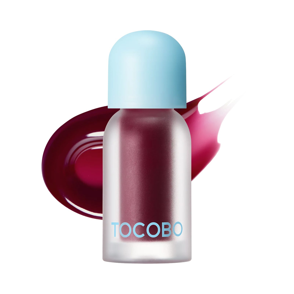 Tocobo, масло для губ, сочные ягоды, для увеличения объема губ, оттенок 07, сливовый джем, 4 г (0,14 унции)