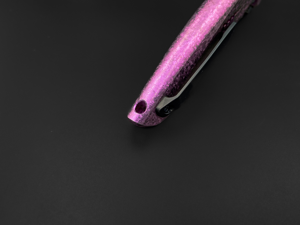 Складной нож Alatus 2 M390 CrystalTi pink