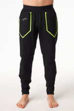 ШТАНЫ МУЖСКИЕ RUNNING PANT | BLACK YELLOW