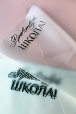 Плёнка матовая ПЛ-02 (43х58 см) Здравствуй, школа! (цена за упаковку 30 листов)