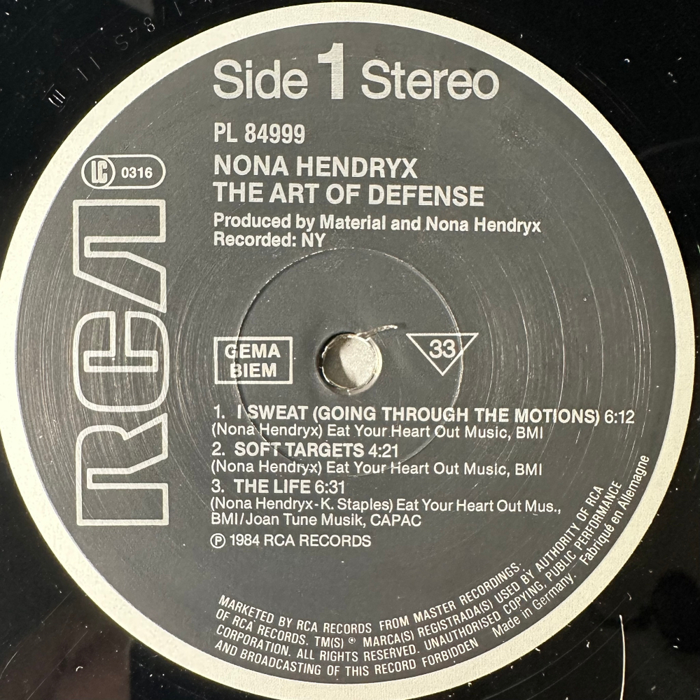Nona Hendryx – The Art Of Defense (Германия 1984г.)