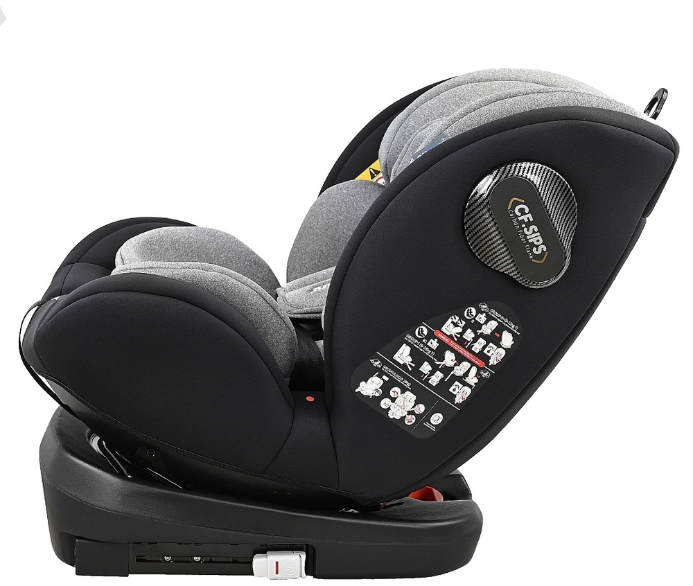 Pituso Удерживающее устройство для детей 0-36 кг Roys, Dark grey+black Inlay/Темно-серый+черн вклад