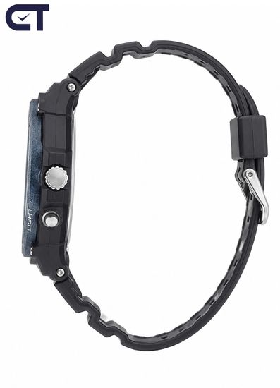 Casio MW-620H-2A General часы наручные мужские — синий циферблат, LED-подсветка и WR100