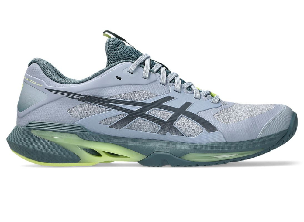 Мужские теннисные кроссовки Asics Solution Speed FF 4 - grey blue/ironclad