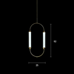 Pendant design lamp  Cirque 02 by Giopato & Coombes