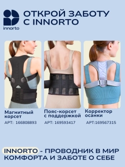 Пояс для поддержки спины и похудения живота женский 52405
