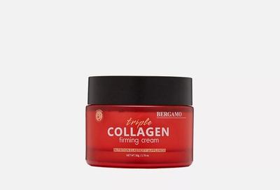 Укрепляющий крем для лица с тройным коллагеном - BERGAMO Triple Collagen Firming Cream, 50 мл