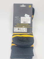 DR. MARTENS Носки спортивные из смесового хлопка, желто-черные в полоску, M/L (42-48), 1 пара (Из Финляндии)
