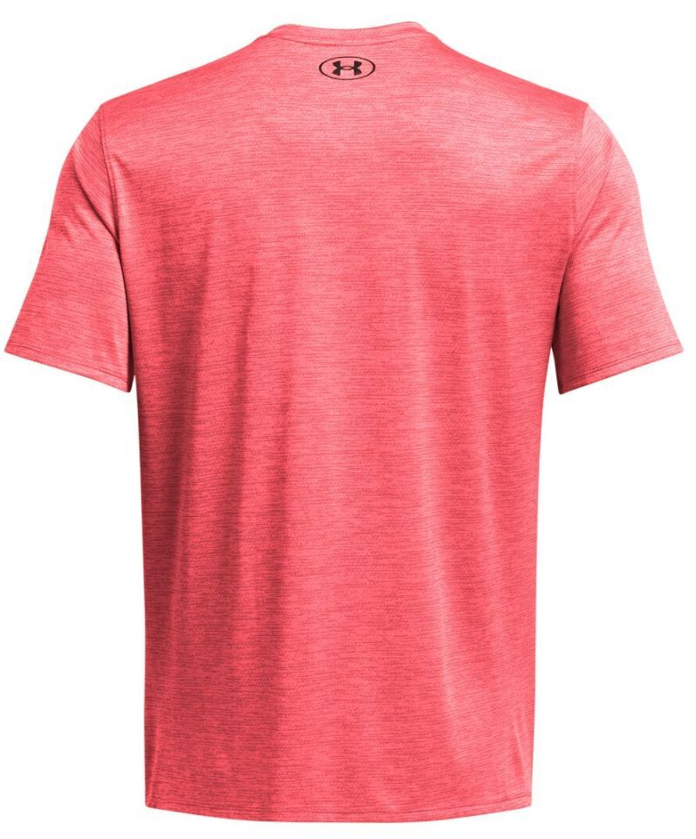 Мужская теннисная футболка Under Armour UA Tech Vent Short Slelve - red solstice/black