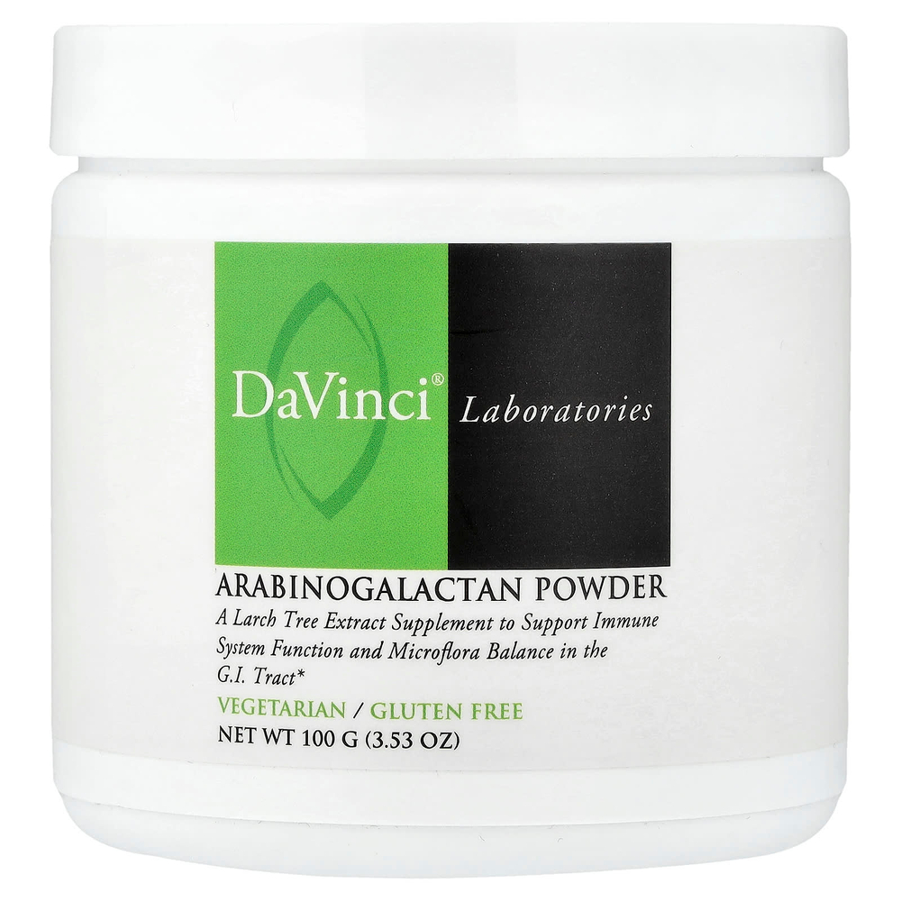 DaVinci Laboratories, Арабиногалактан в порошке, 100 г (3,53 унции)