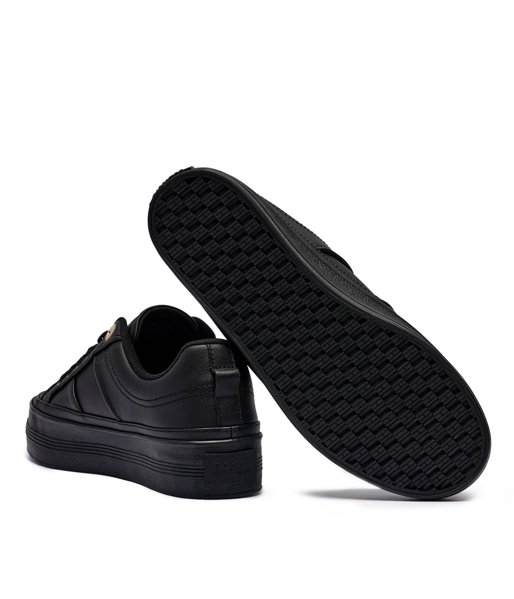 Кожаные кроссовки essential Tommy Hilfiger - черный(FW0FW07945)