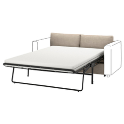 IKEA VIMLE  (ИКЕА ВИМЛЕ)  -  Чехол для секции раскладного дивана 2-местного - Хилларед бежевый