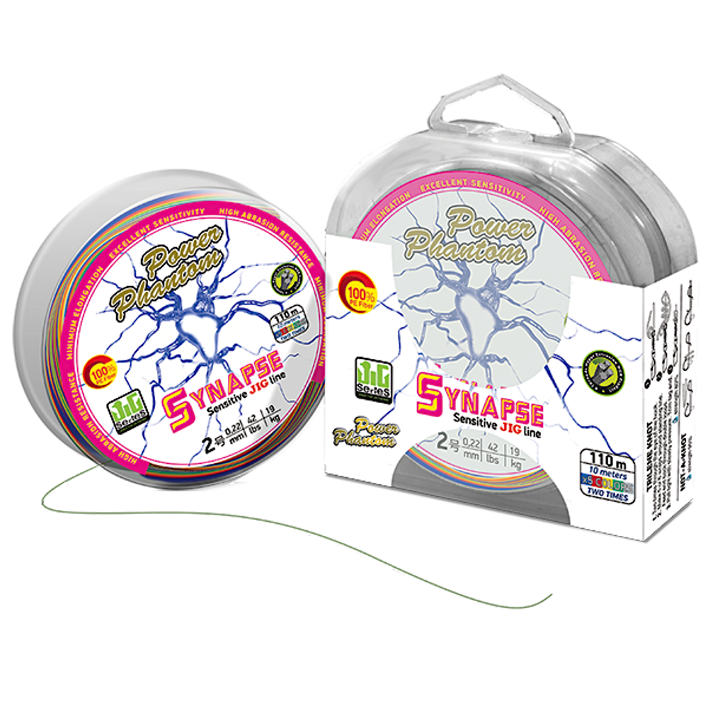 Шнур Power Phantom Synapse PE 110м MultiColor -