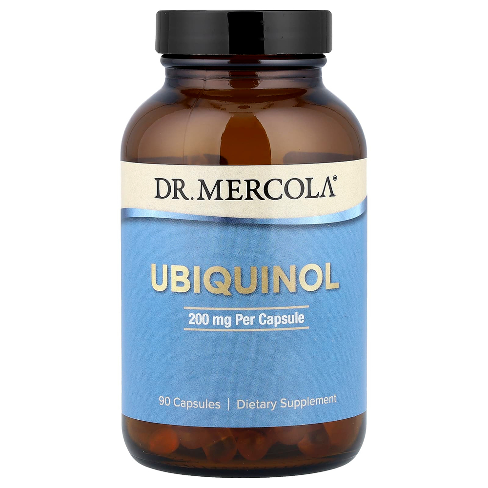 Dr. Mercola, убихинол, 200 мг, 90 капсул