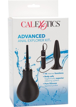 Анальный набор Advanced Anal Explorer Kit (10 режимов) (Цвет: черный)