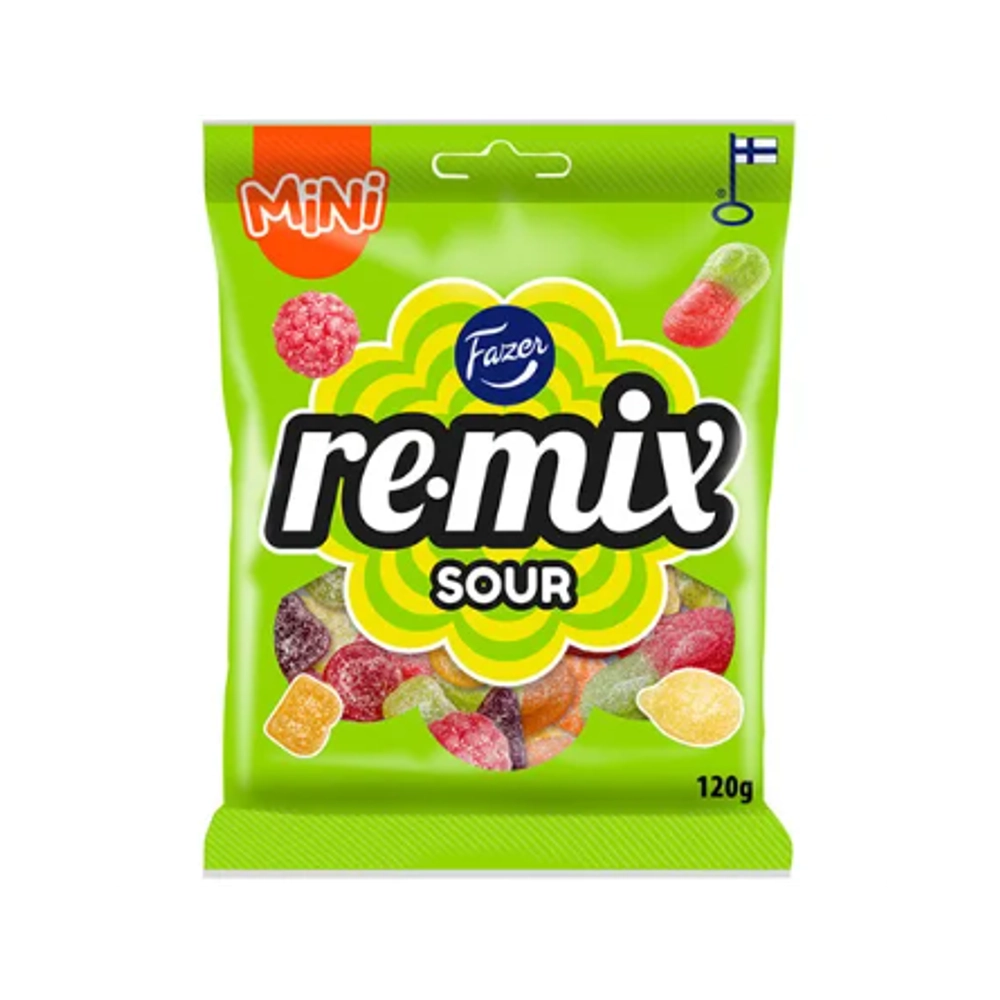 Remix Mini Sour Мармеладное ассорти с кислинкой 120г