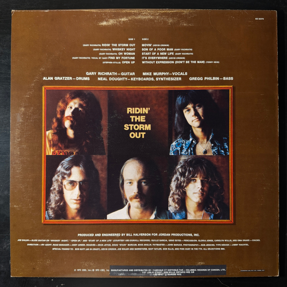 R.E.O. Speedwagon – Ridin' The Storm Out (Канада 1973г.)
