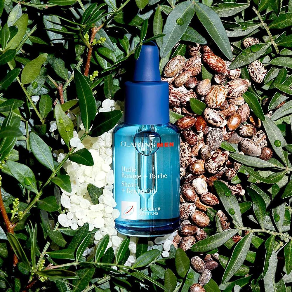 ClarinsMen Масло для бритья двойного действия Shave + Beard Oil , 30 мл (Франция)