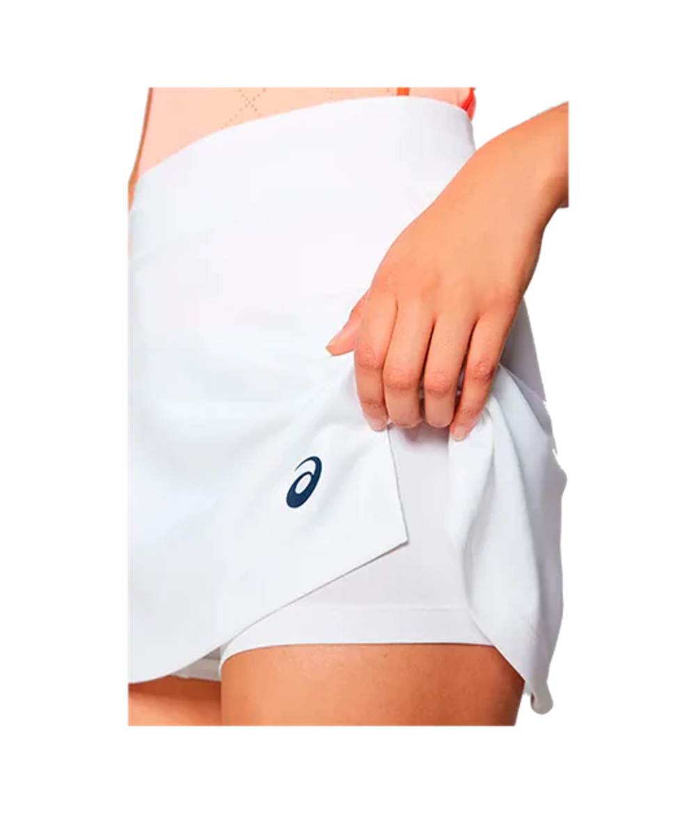 Юбка для падел Asics Court Brilliant White 2025 белая