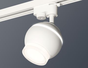 Комплект трекового однофазного светильника с подсветкой 1* MR16 GU5.3 LED 3W 4200K XT1101070 SWH/FR/CL белый песок/белый матовый/прозрачный (A2520, C1101, N7160) Ambrella