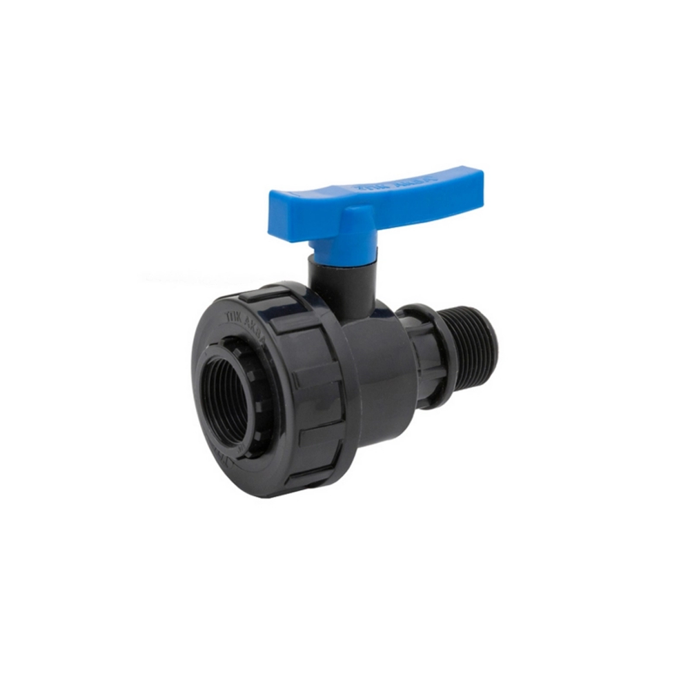 Кран ПЭ 1/2"-1/2" вн./нар. ТПК-АКВА
