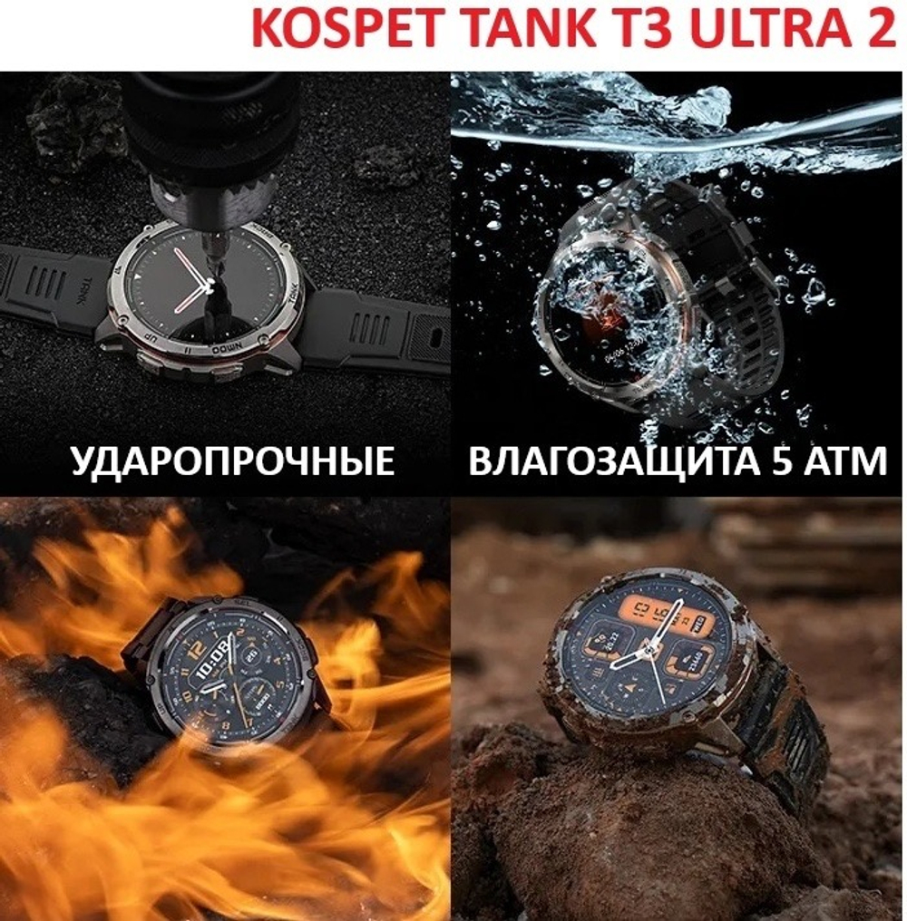 KOSPET Tank T3 Ultra 2 47 мм черный