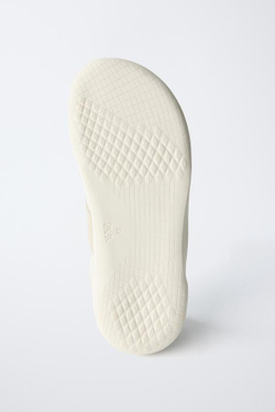 ZARA КОЖАНЫЕ ТУФЛИ BAREFOOT, БЕЛЫЙ