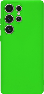 Мягкий Soft Touch чехол из силикона для SAMSUNG GALAXY S24 ULTRA с бархатной подкладкой