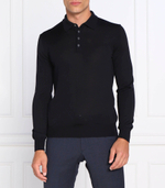Хлопковый свитер ruben полоshirt ls Oscar Jacobson - темно-синий(67578023)