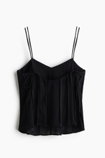 Топ с кантом на бретелях - H&M