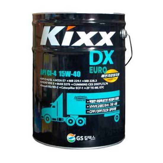 Kixx HDX EURO 15W-40 масло моторное синтетическое дизельное (18 Литров канистра)