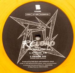 Metallica - ReLoad (2 LP, Remastered 2025, Limited Edition, Translucent Yellow Vinyl). Новая запечатанная виниловая пластинка + ПОДАРОК