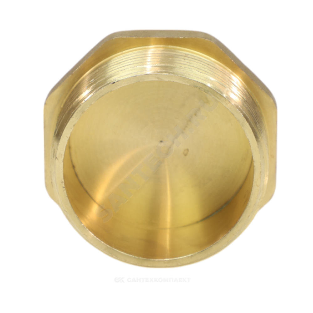 Заглушка латунь Ду 15 (1/2") НР VALFEX VF.583.L.012