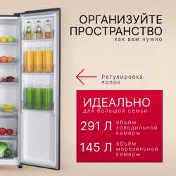 Отдельностоящий холодильник Hansa FY426.3SIN NF