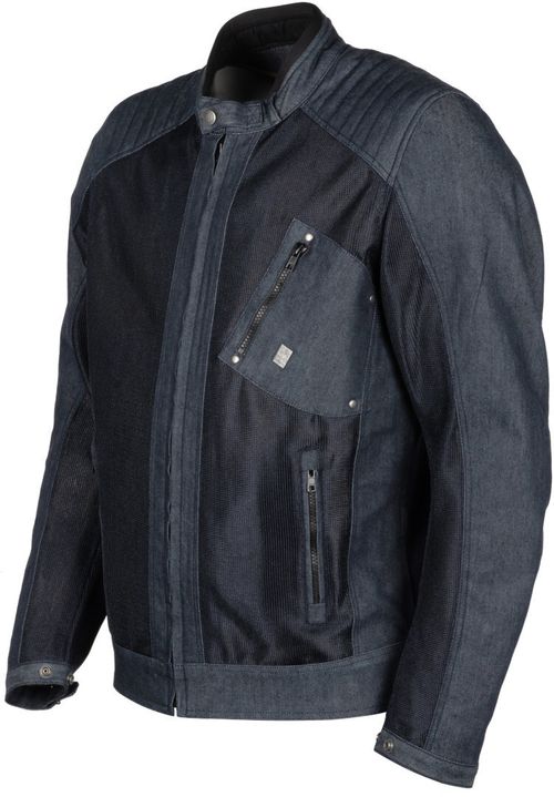 Купить Мотокуртка Текстильная Helstons Blouson Colt Air Toile Denim-Mesh / Синий