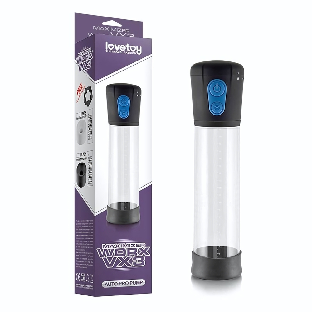 Автоматическая вакуумная помпа Maximizer Worx VX3 Auto Pro Pump (Цвет: прозрачный)