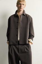 БРЮКИ RELAXED FIT СО СКЛАДКАМИ — ZARA · 8281/740