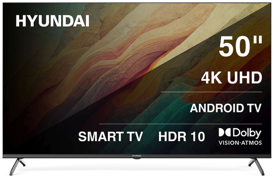 ЖК телевизор Hyundai H-LED50BU7009(UHD Smart,metal frameless)