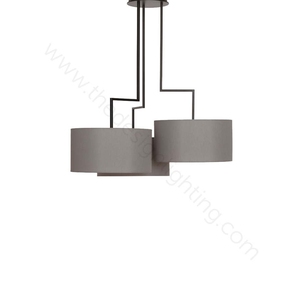 Ceiling design lamp  Noon 3 by Zeitraum (Grey)