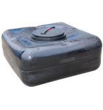 Бак для душа пластиковый большой STERH R 250 л. емкости для душа (101x101x47см;черный) - арт.555117