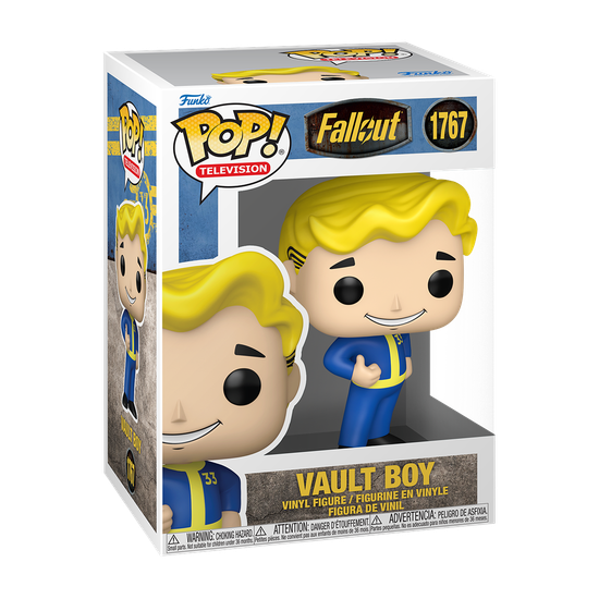Funko POP! TV Fallout Vault Boy w/(Cooper Howard) Chase — упаковка