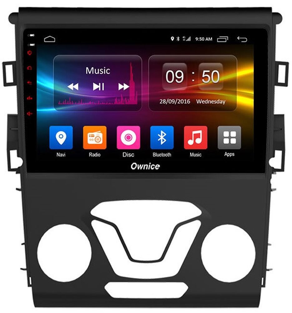 Магнитола для Ford Mondeo 5 2015-2019 - Kuberg OL-9205-P Android 10, Быстрая, SIM-слот
