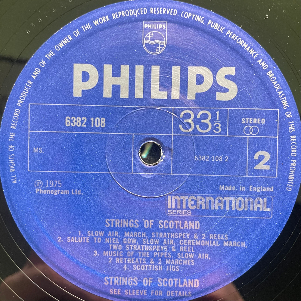 The Strings Of Scotland ‎– Strings Of Scotland (Англия 1975г.)