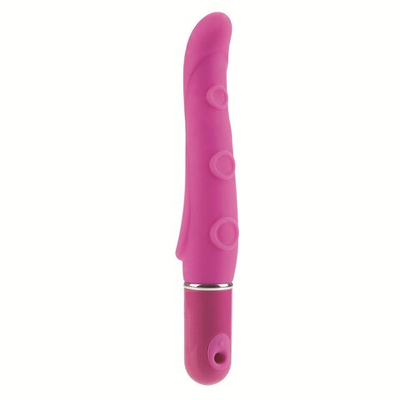 Розовый вибратор Lia Pleasers Pleaser 2 - 16 см. (Цвет: розовый)