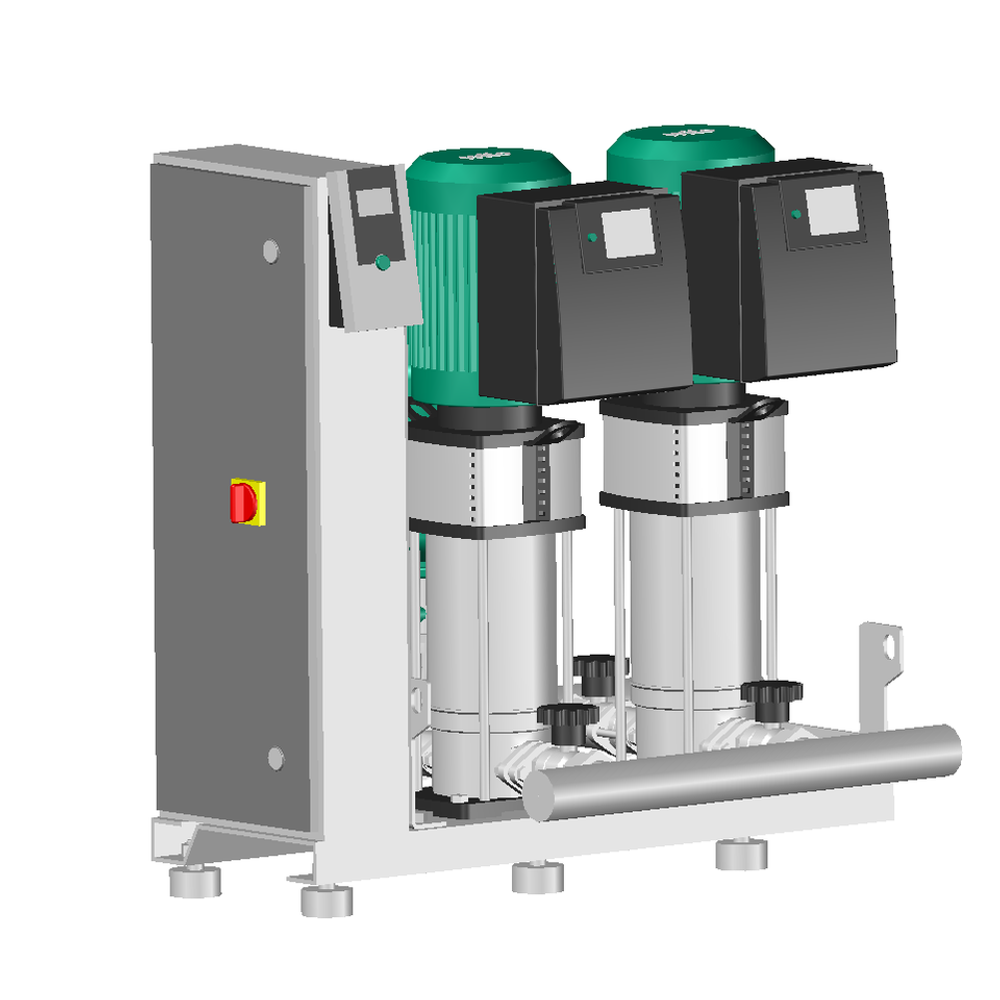 Установка насосная повышения давления Wilo SiBoost Smart 2 HELIX VE 211 (3х380В; 1,50кВт)