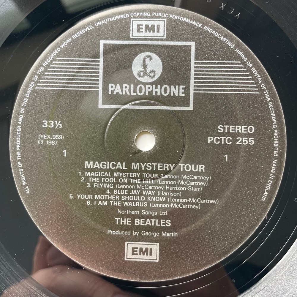 Винтажная виниловая пластинка LP The Beatles Magical Mystery Tour (Англия 1988)