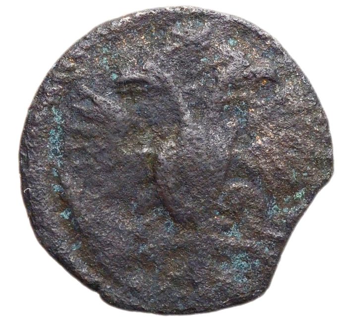 Полушка 1721 Петр I без обозначения монетного двора, год цифрами F