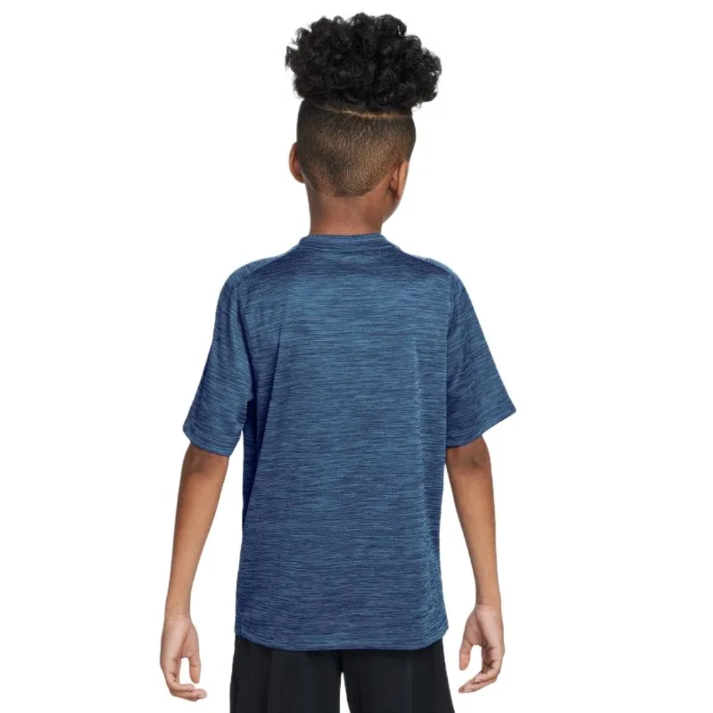 Детская теннисная футболка Nike Boys Multi Dri-FIT Short-Sleeve - midnight navy/football blue/white